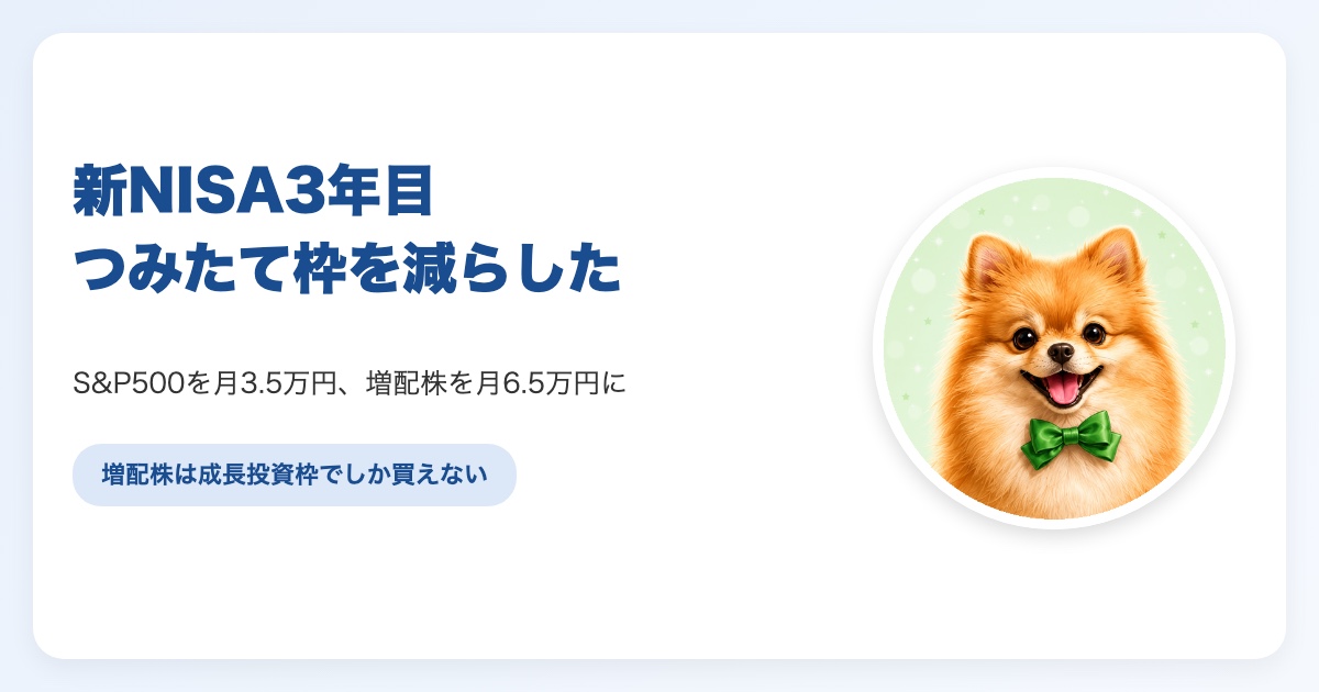新NISAの3年間の年間投資額と、つみたて投資枠と成長投資枠の使い分けを整理した表